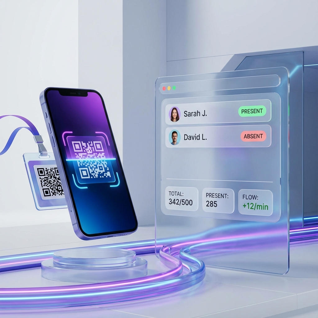 QR Event Management Mockup